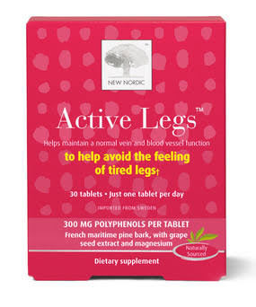 New Nordic Active Legs Supplement - 300mg, 30 Coated Tablets