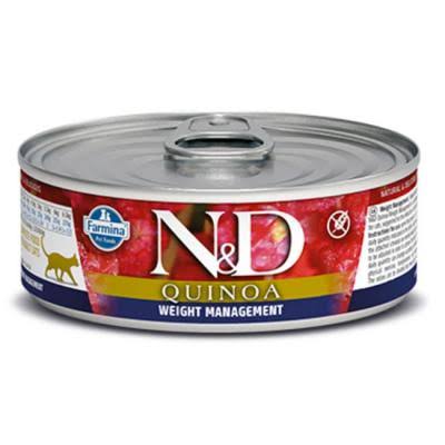 Farmina N&D Quinoa Weight Management Lamb Wet Cat Food, 2.8-oz
