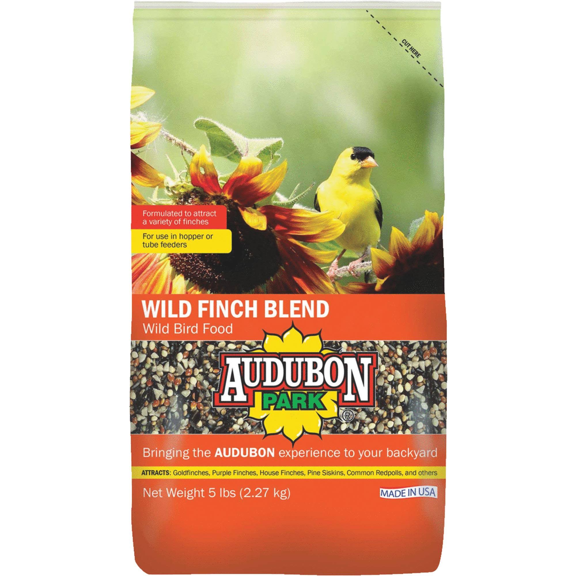Audubon Park Wild Finch Blend Bird Seed - 5lb