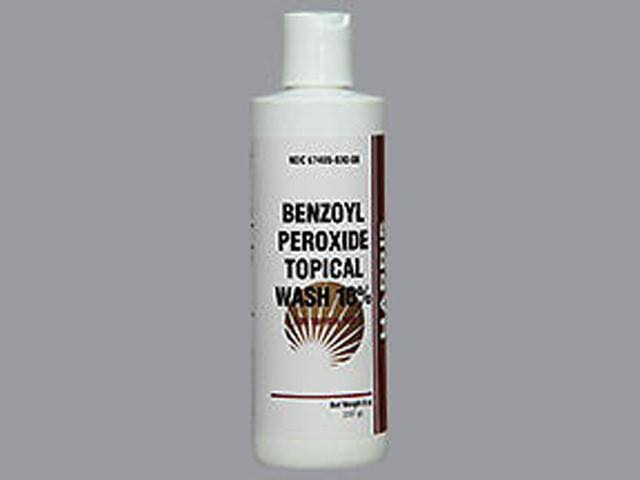 harris benzoyl peroxide topical acne face wash 10% 8oz quantity 1