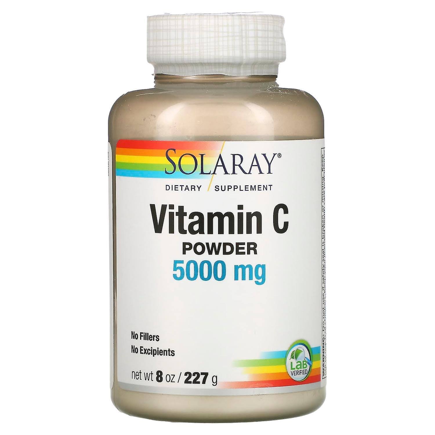 Solaray Vitamin C Powder - 5000mg, 227g