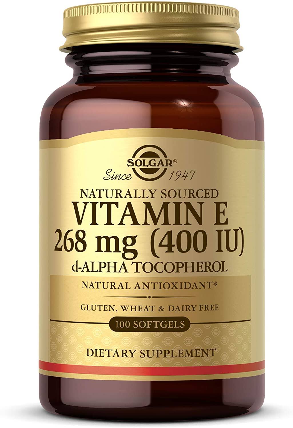 Solgar Vitamin E 400 IU Dietary Supplement - 100 Softgels