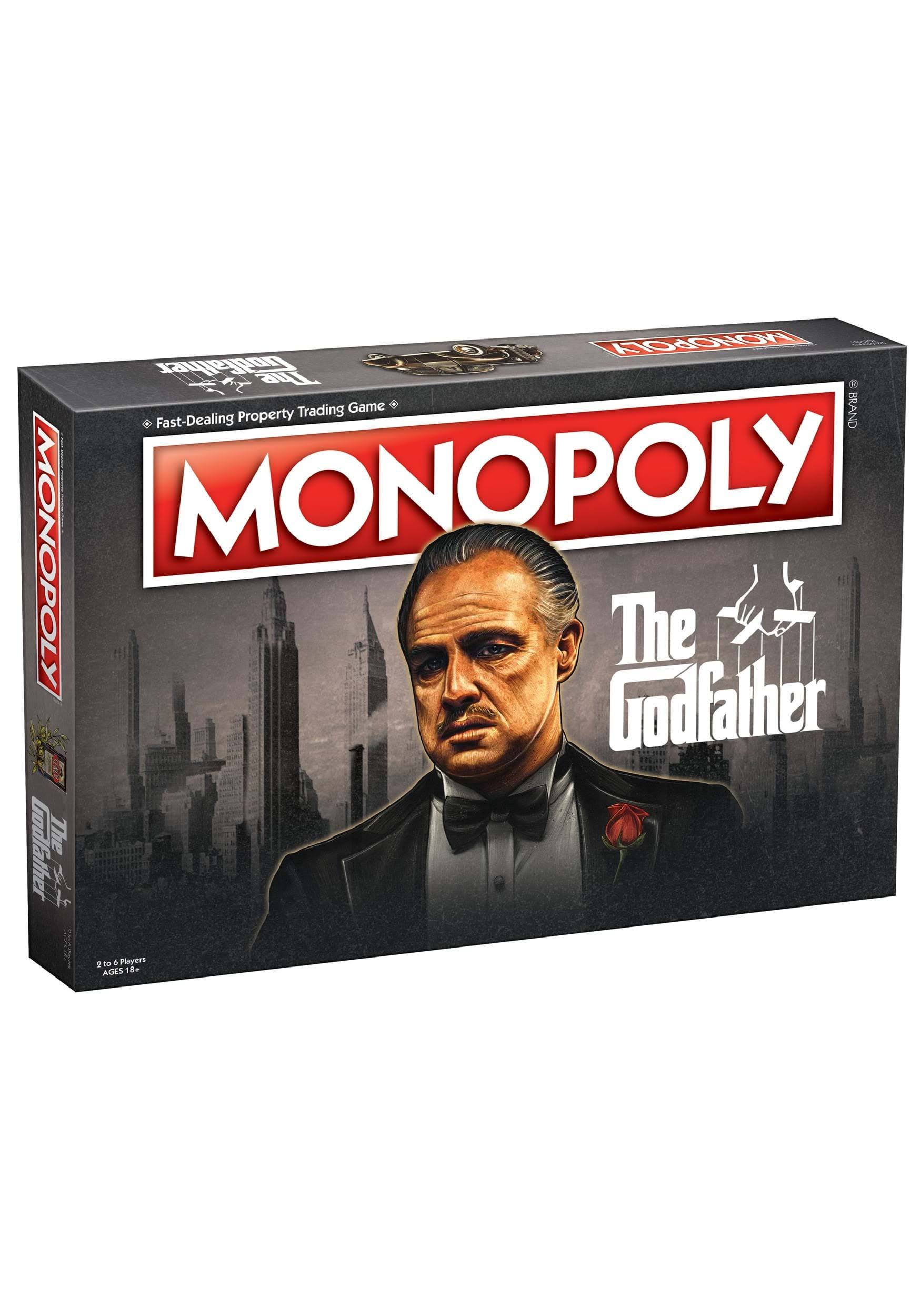 The Godfather Monopoly 50th Anniversary Age 18 2 6 PLAYERS 60 Minutes