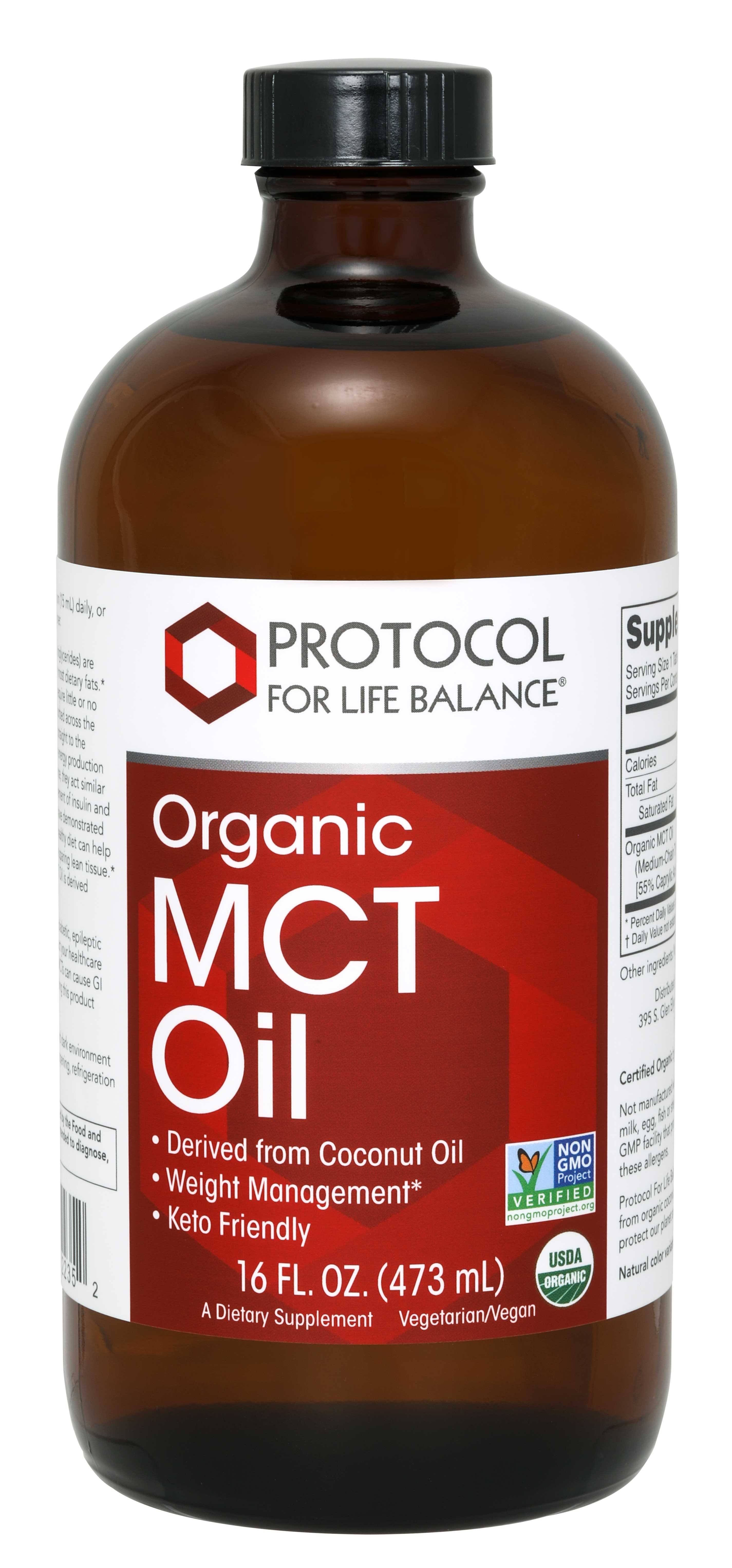 Protocol for Life Balance Organic MCT Oil - 16 fl oz (473 ml)