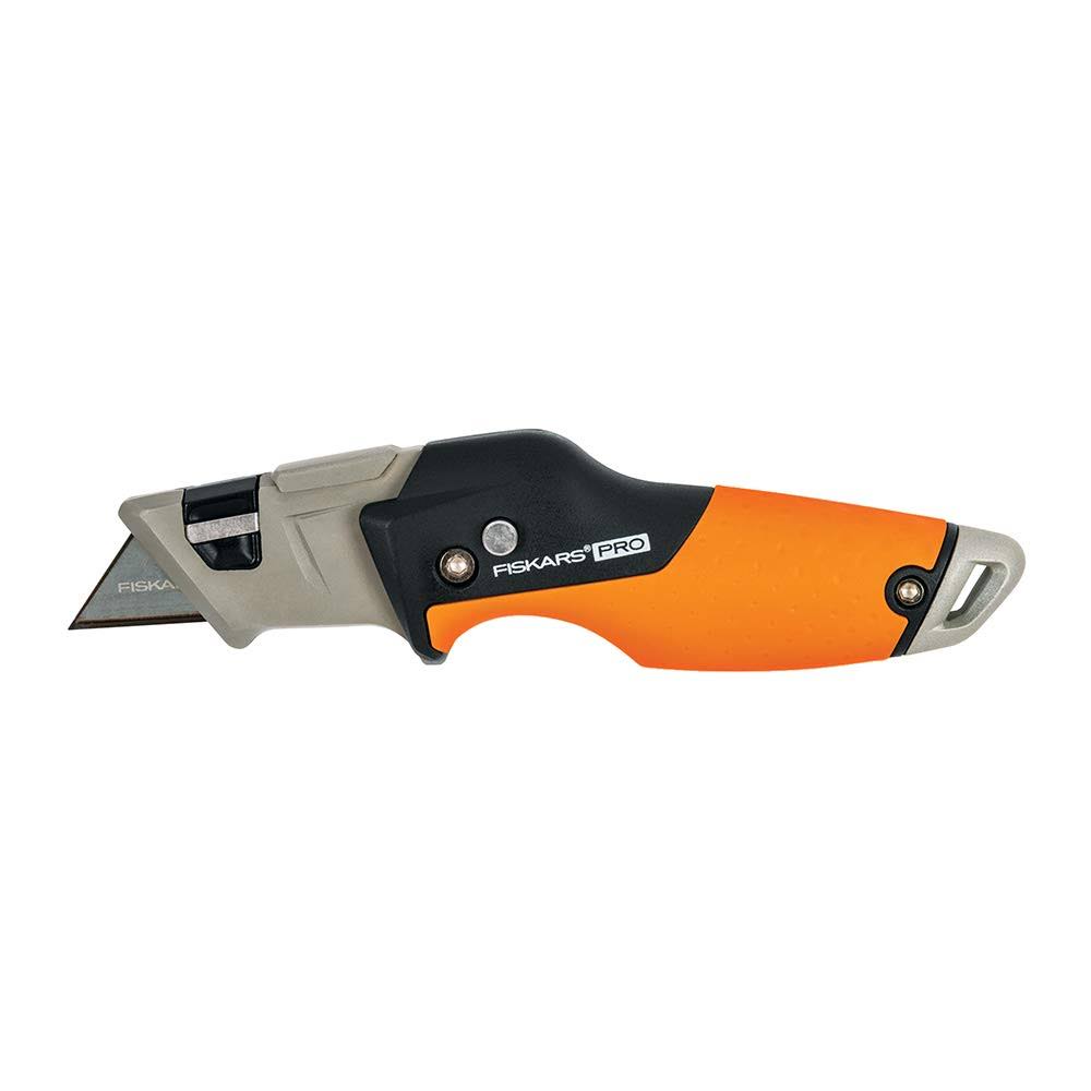 Fiskars Pro Folding Utility Knife - Orange, 5"