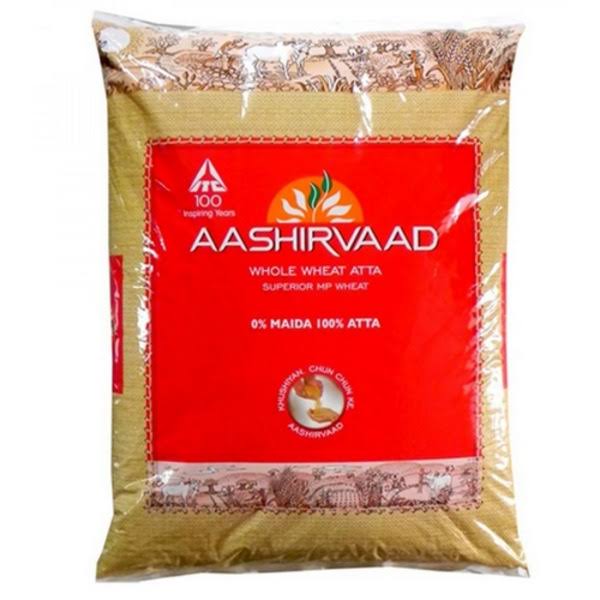 Aashirvaad Whole Wheat Flour - 20 lb