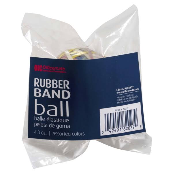 OIC Rubber Band Ball - 4 oz