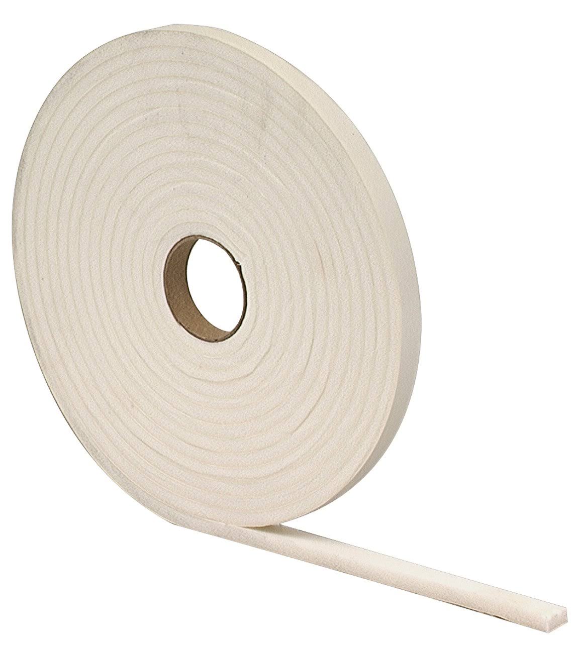 M-D Building Products High Density Foam Tape - Closed Cell, White, 1/4" x 1/2" x 17'