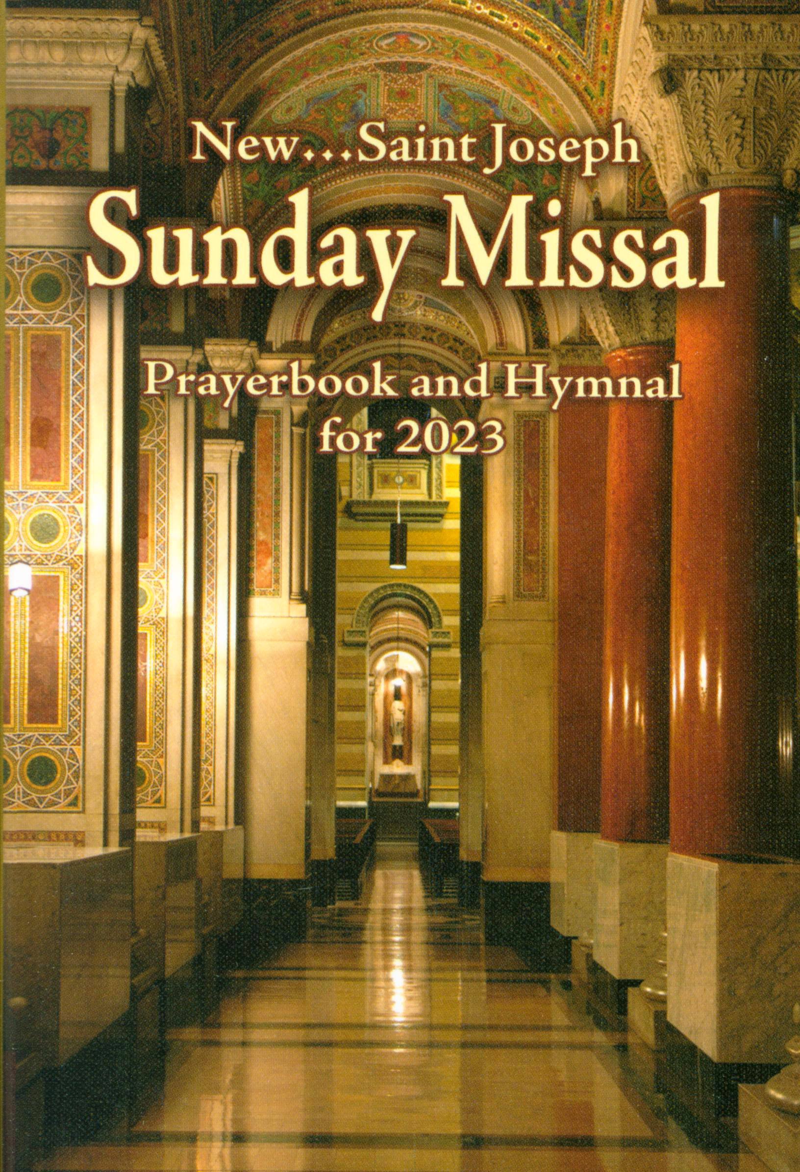 St. Joseph Sunday Missal Prayerbook and Hymnal For 2023