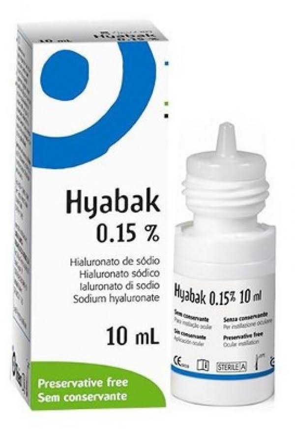 Hyabak Hypotonic 0.15% Dry Eye Artificial Tears Lubricant