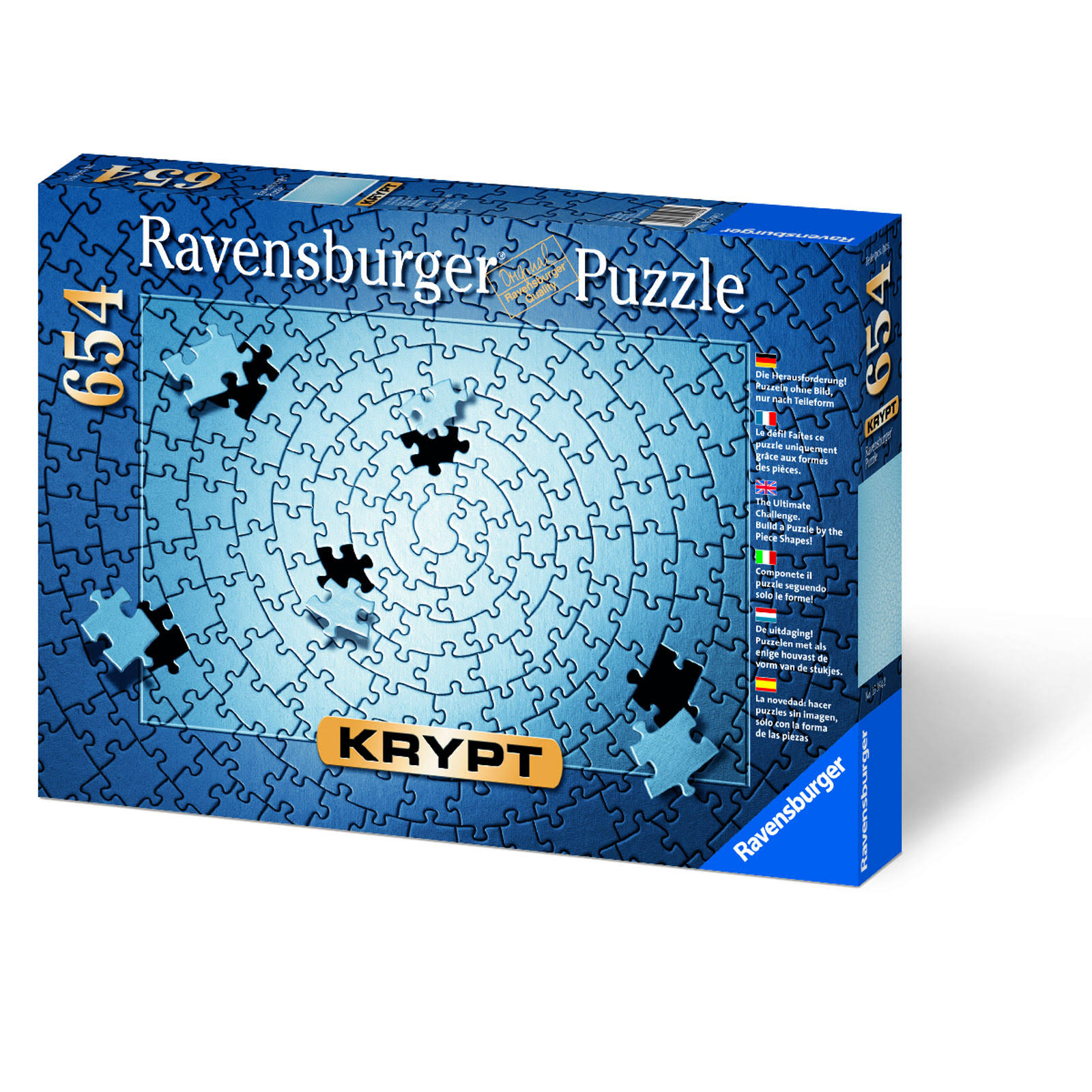 Krypt Silver Blank Puzzle Challenge - 654 Piece
