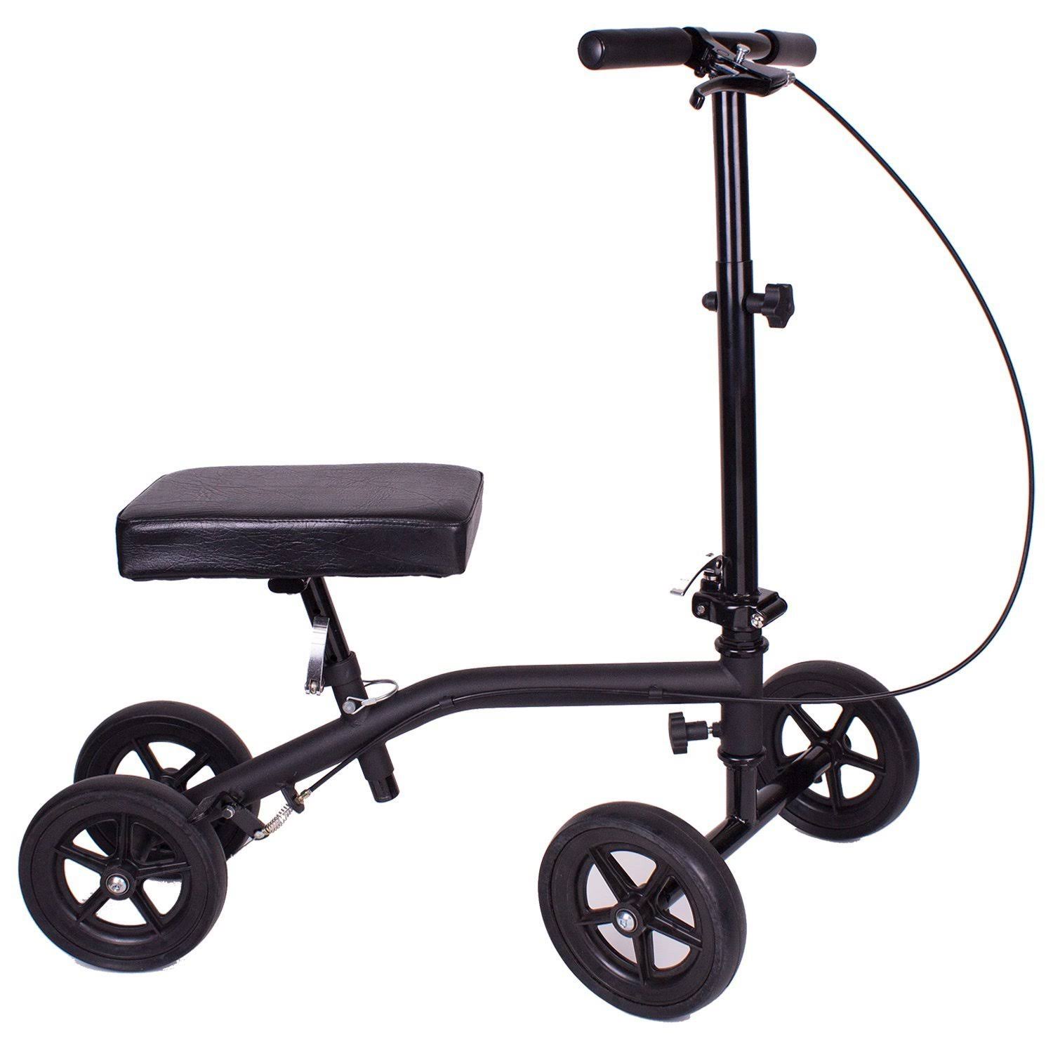 Carex Knee Walker Scooter with Padded Knee Seat