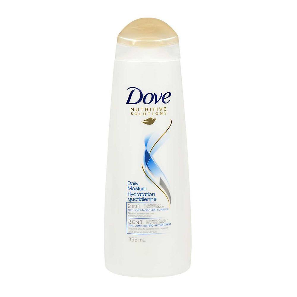 Dove Daily Moisture 2 in 1 Shampoo and Conditioner - 355ml