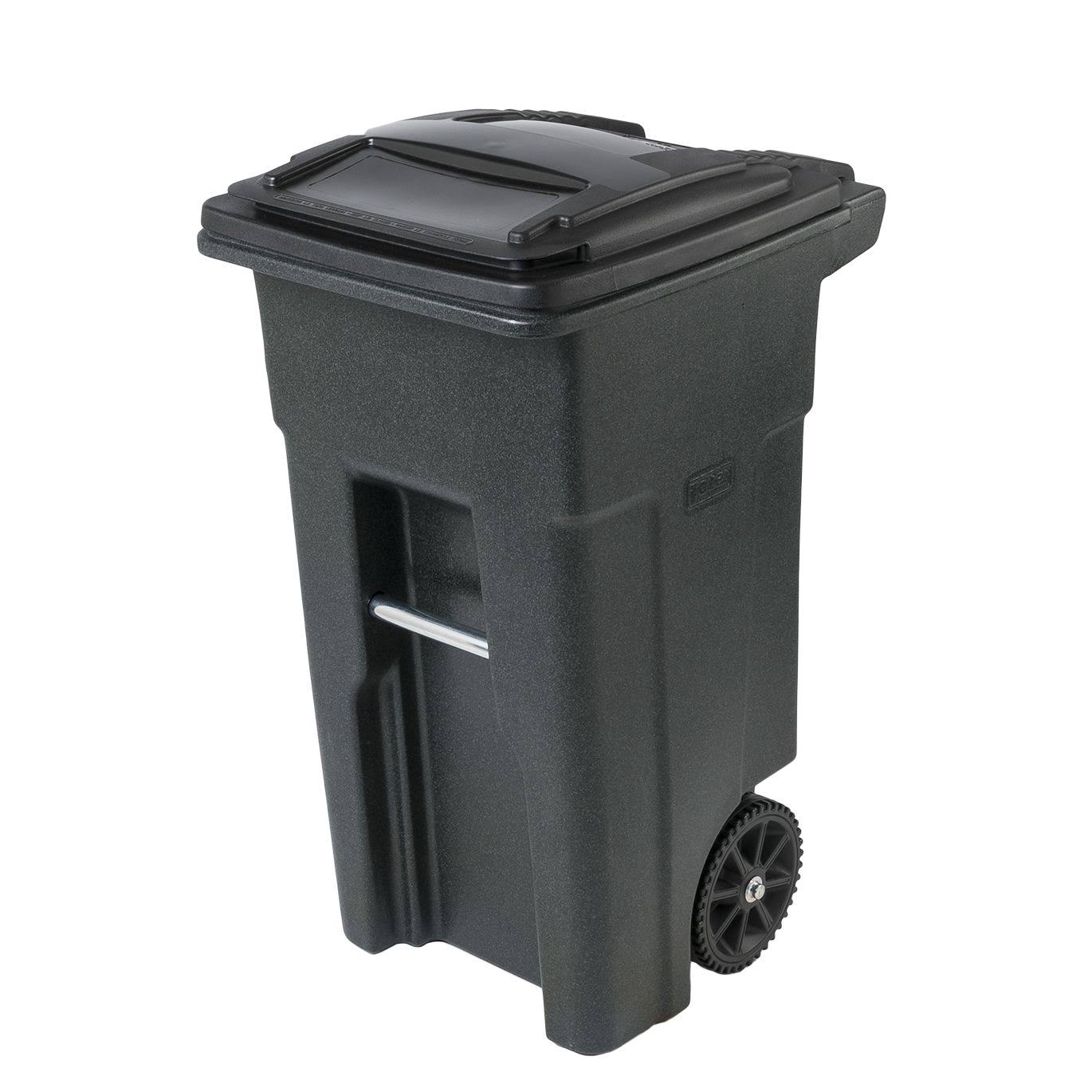 Toter Residential Heavy Duty Trash Can - Greenstone, 32gal