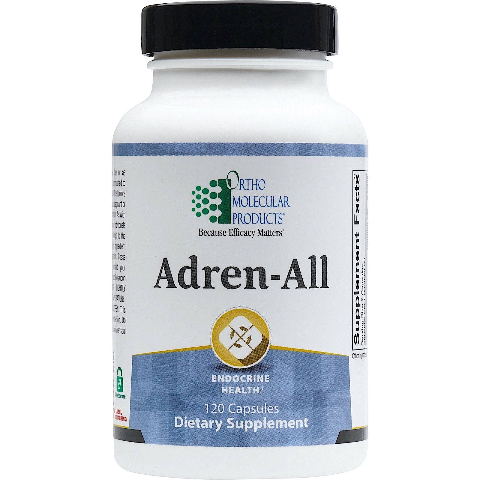 Ortho Molecular Adren-All Supplement - 120 Capsules