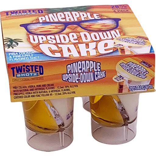 Twisted Shotz 4pk Pineapple Upside Down Cake
