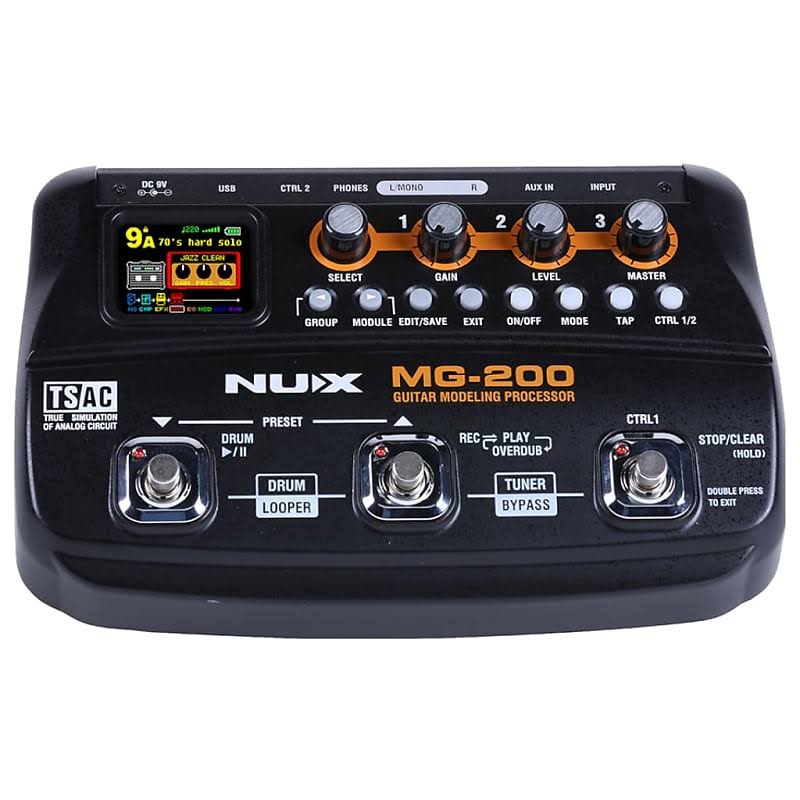 Nux mg-200 Modeling Guitar Effects Processor