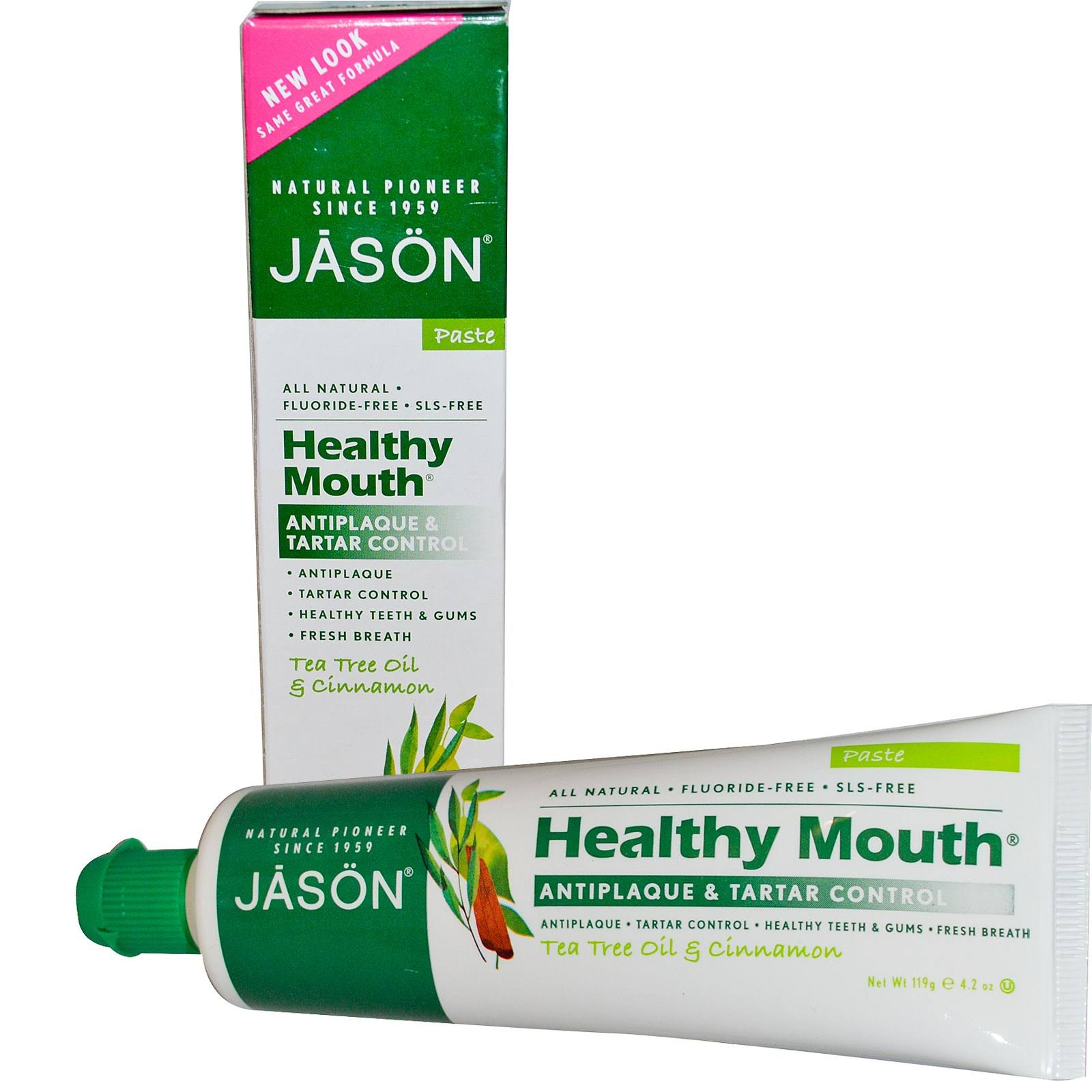 Jason Healthy Mouth Toothpaste - Tea Tree Oil & Cinnamon