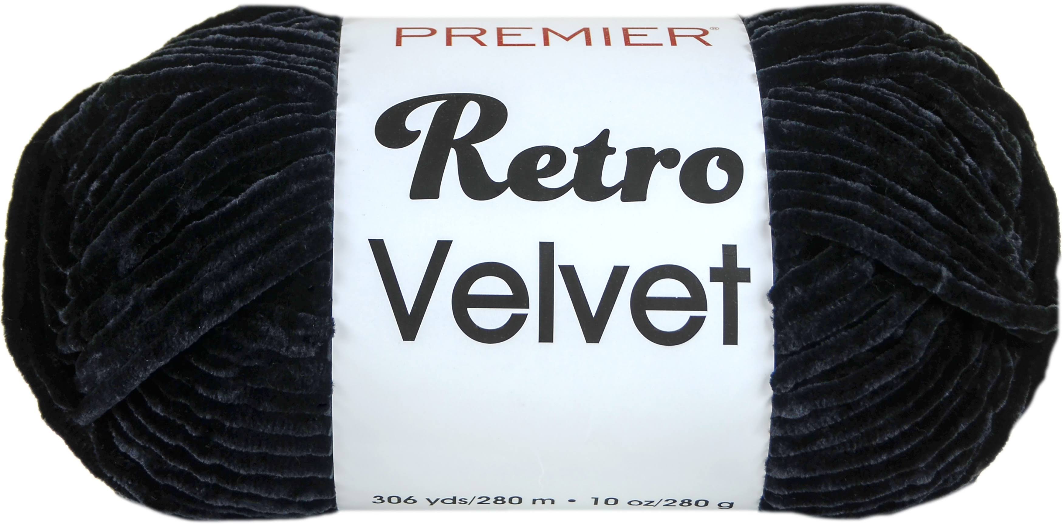 Premier Yarns Retro Velvet-Black