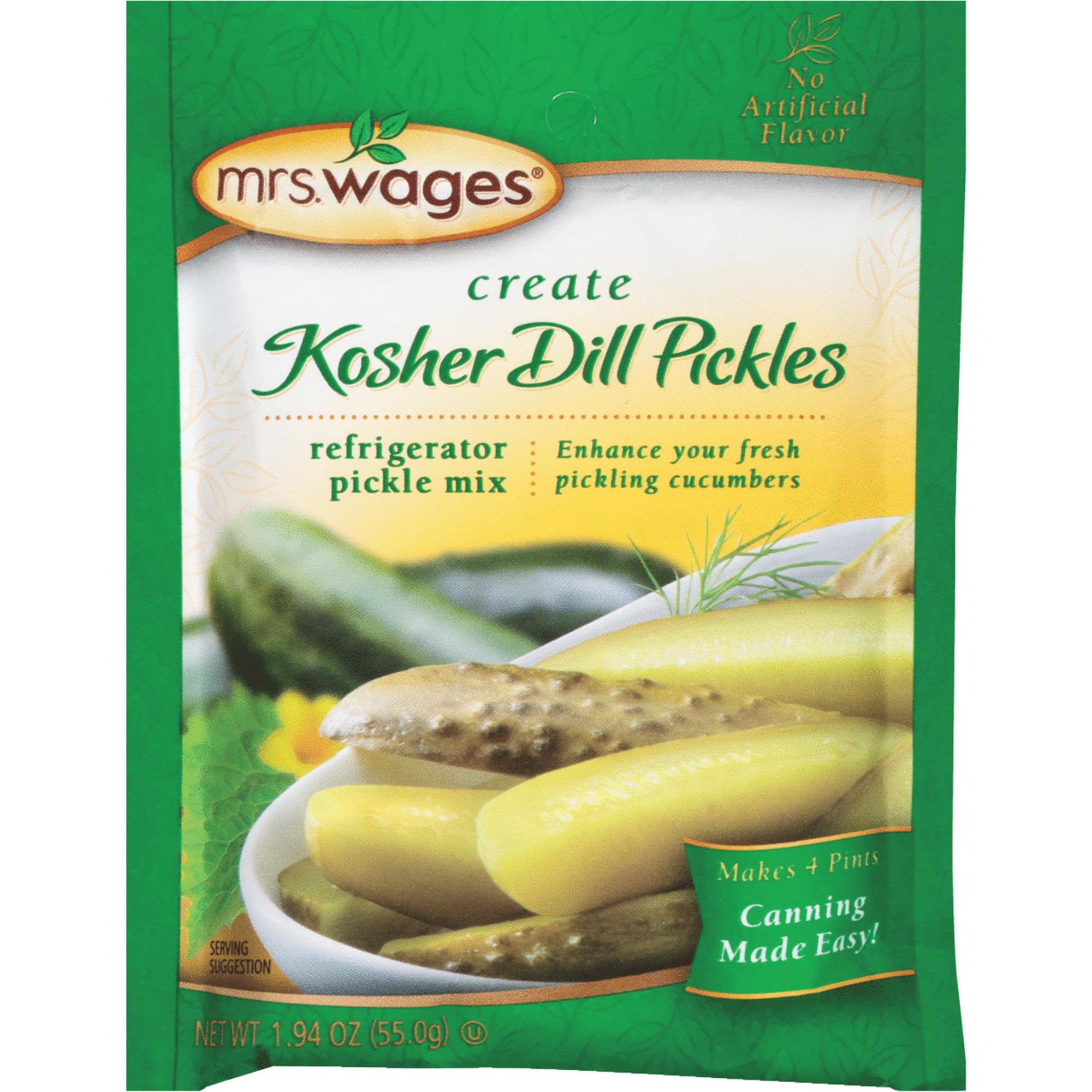 Mrs. Wages Refrigerator Kosher Dill Pickle Mix - 1.94oz