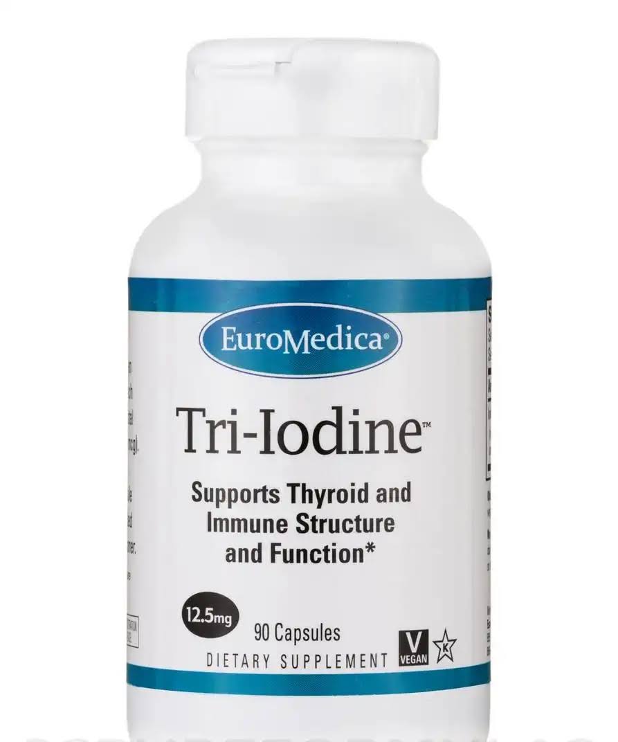 Euromedica Tri-Iodine Supplement - 90 Capsules