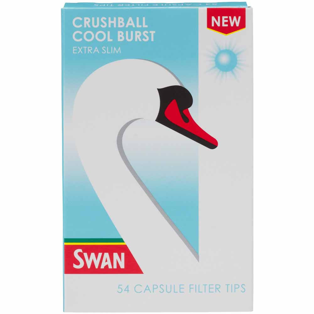 Swan Crushball Cool Burst Extra Slim Capsule Filter Tips 54pk - wilko