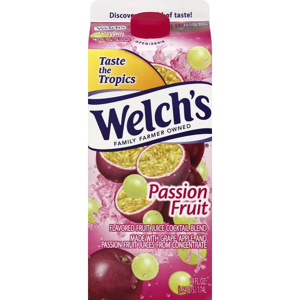 Welchs Fruit Juice Cocktail Blend - Passion Fruit, 59oz