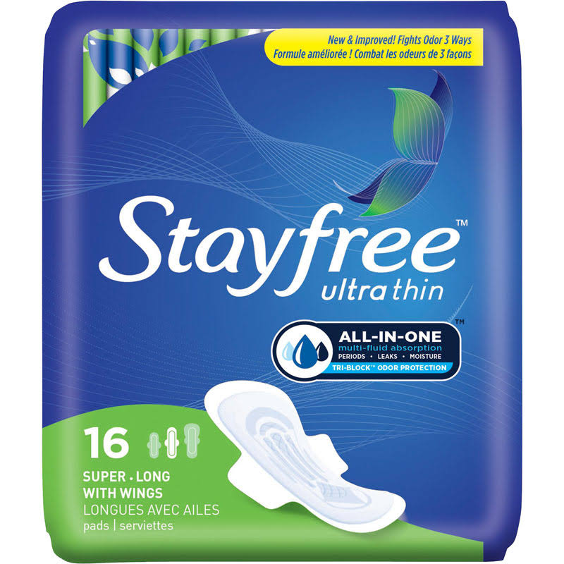 Stayfree Ultra Thin Super Long With Wings - 16 Pads