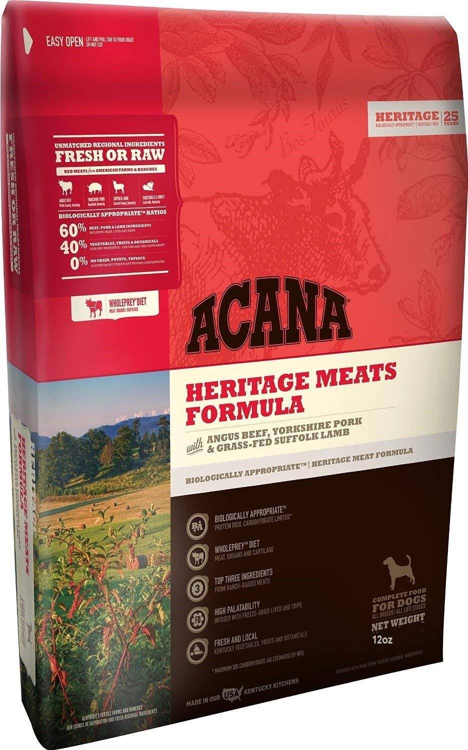 Orijen Acana Heritage Meats Dog Food, 350ml | Dogs