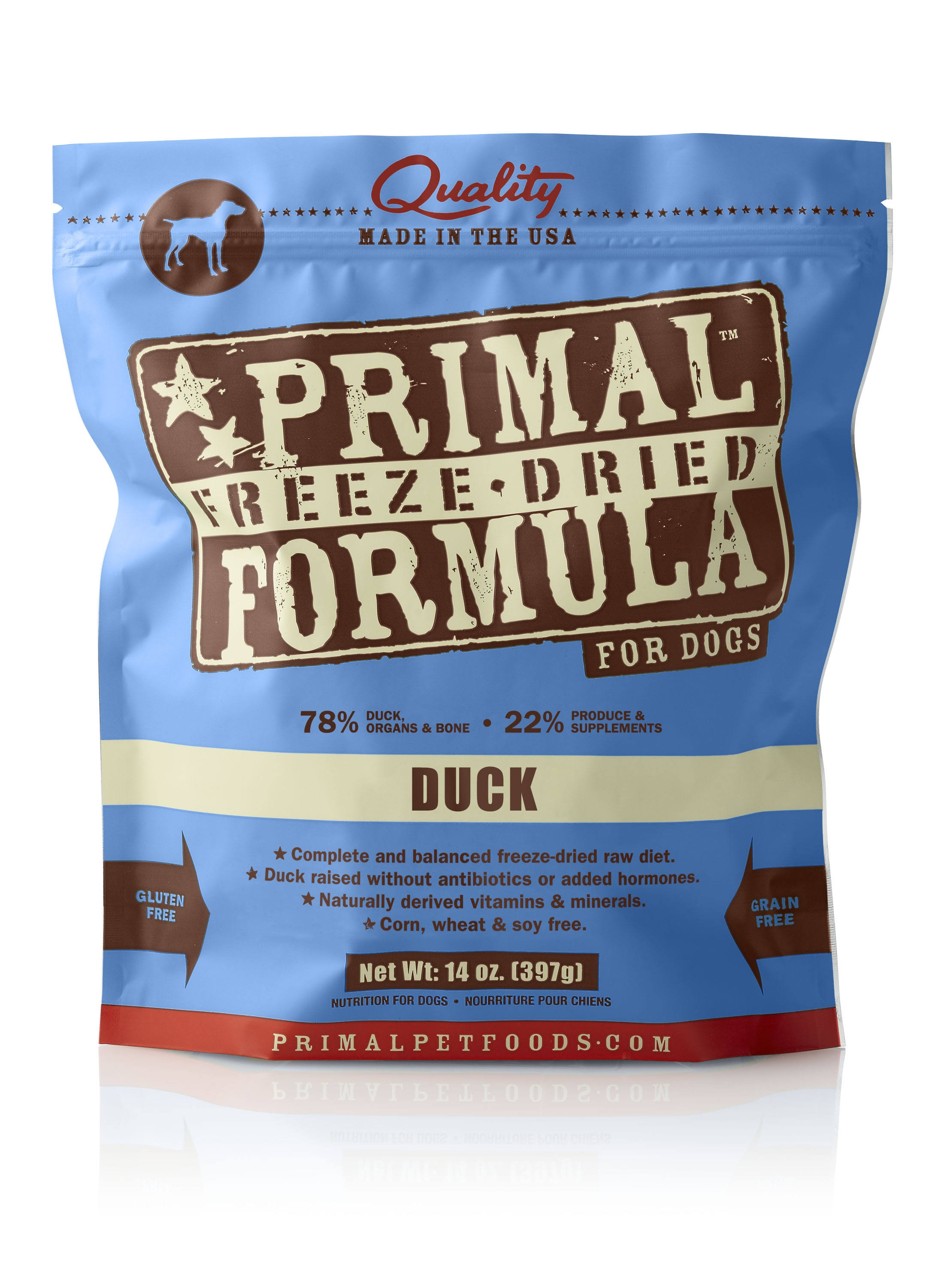 Primal Duck Formula Nuggets Freeze-Dried Dog Food - 5.5 oz bag