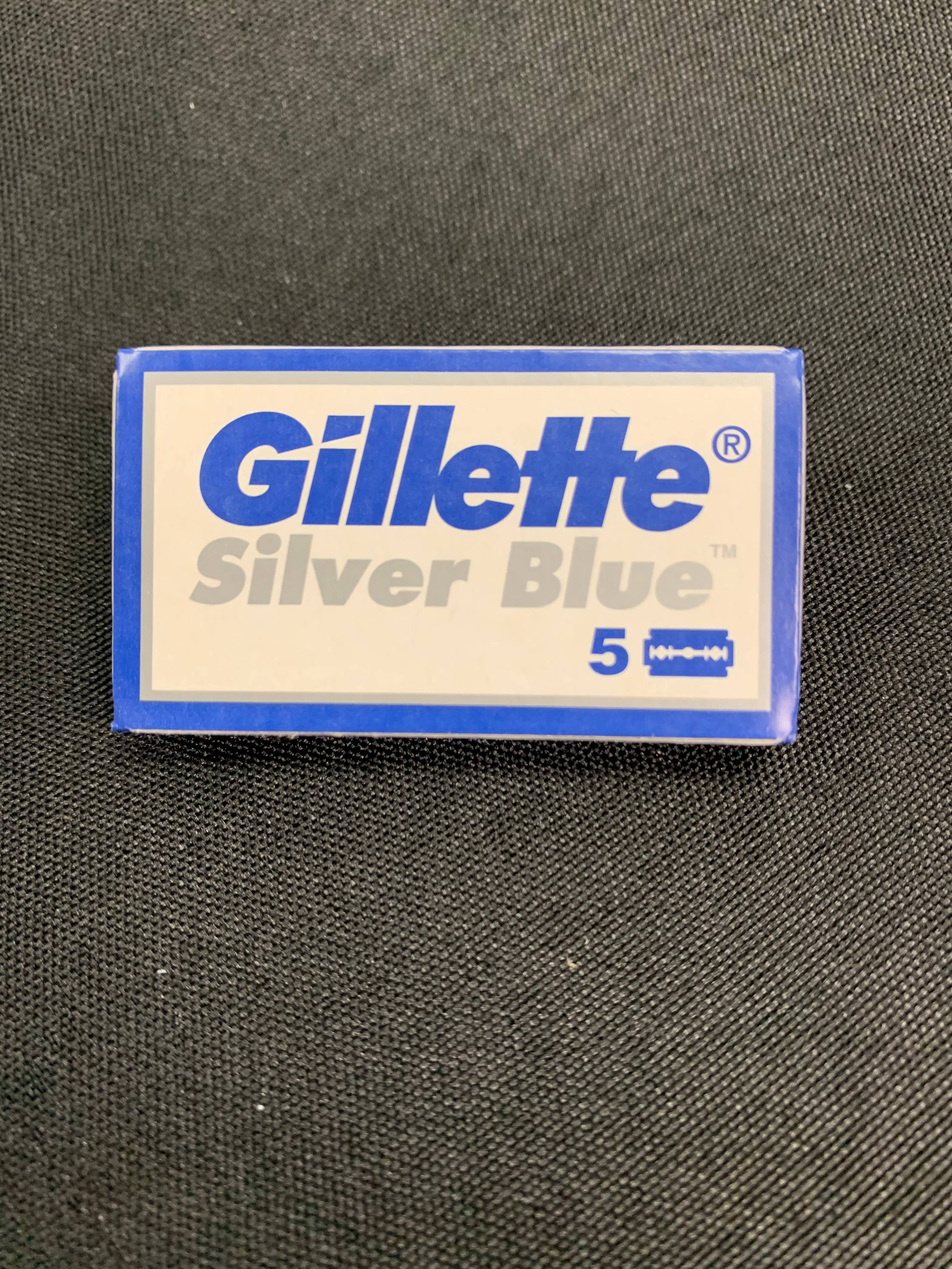 Gillette Silver Blue Razor Blades 5 Pack (Regular)