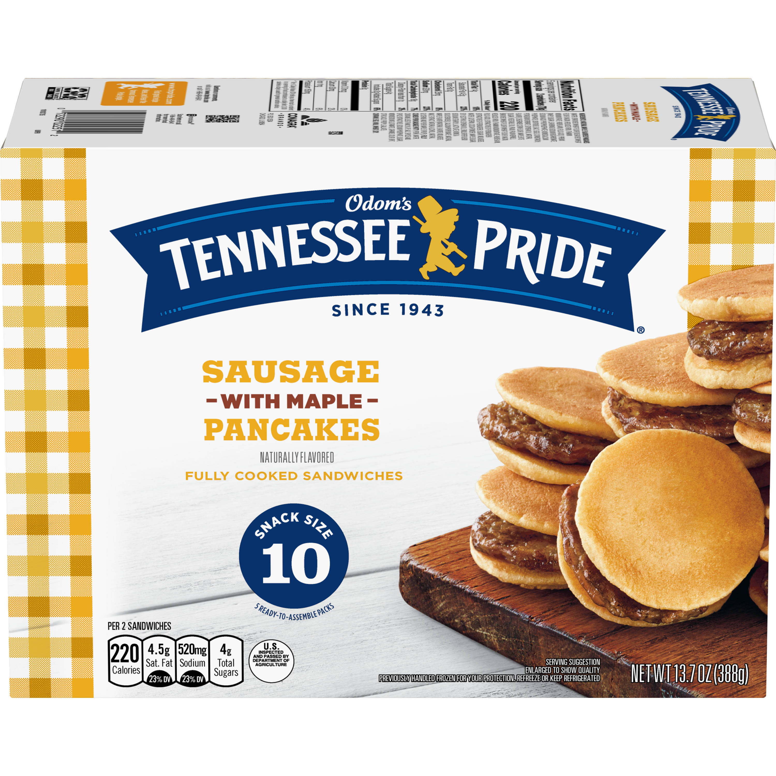 Odom's Tennessee Pride Sausage Pancakes - 13.7 oz