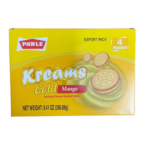 Parle Kreams Gold Mango-266g (4 Packs)