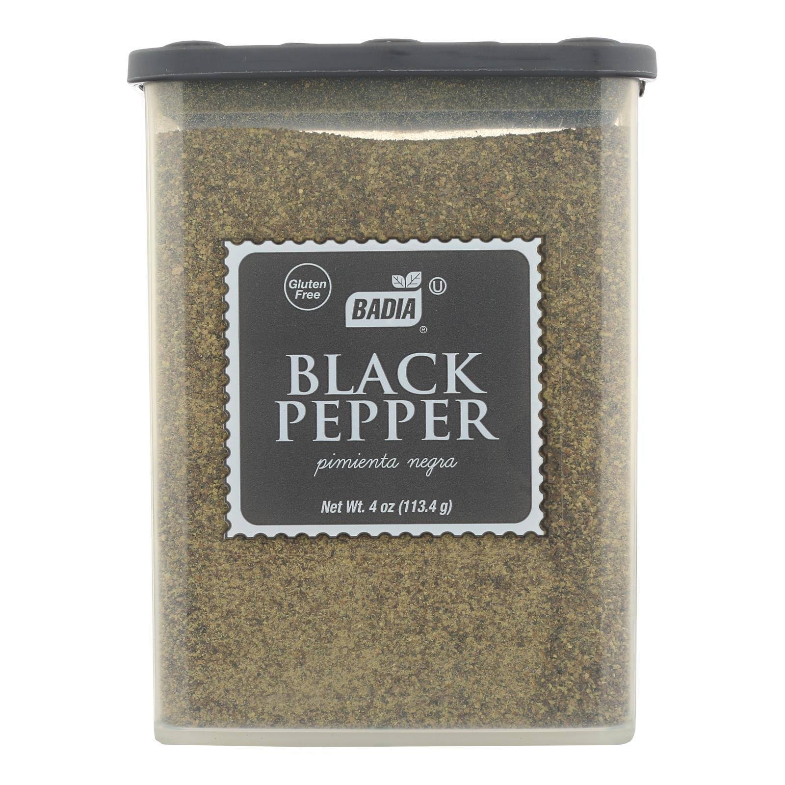 Badia Ground Black Pepper Can - 4oz