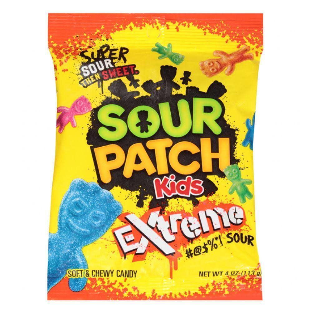 Sour Patch Kids Sweet and Sour Gummy Candy - Extreme, 4oz