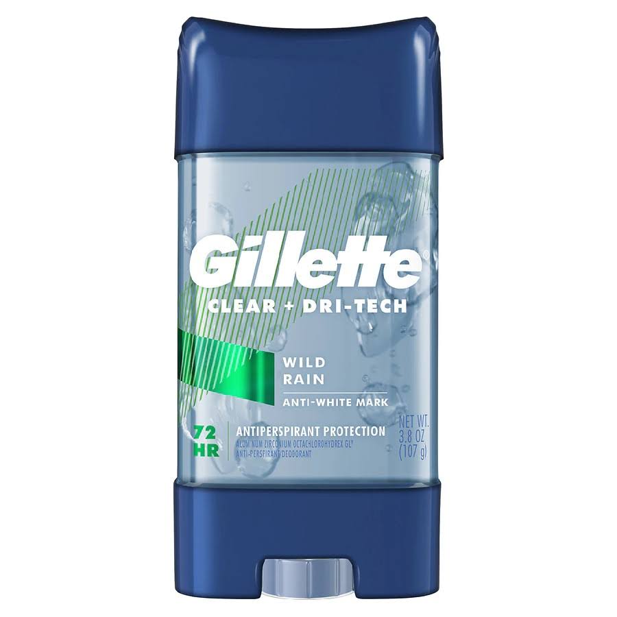 Gillette Clear Gel Antiperspirant & Deodorant - Wild Rain, 3.8oz