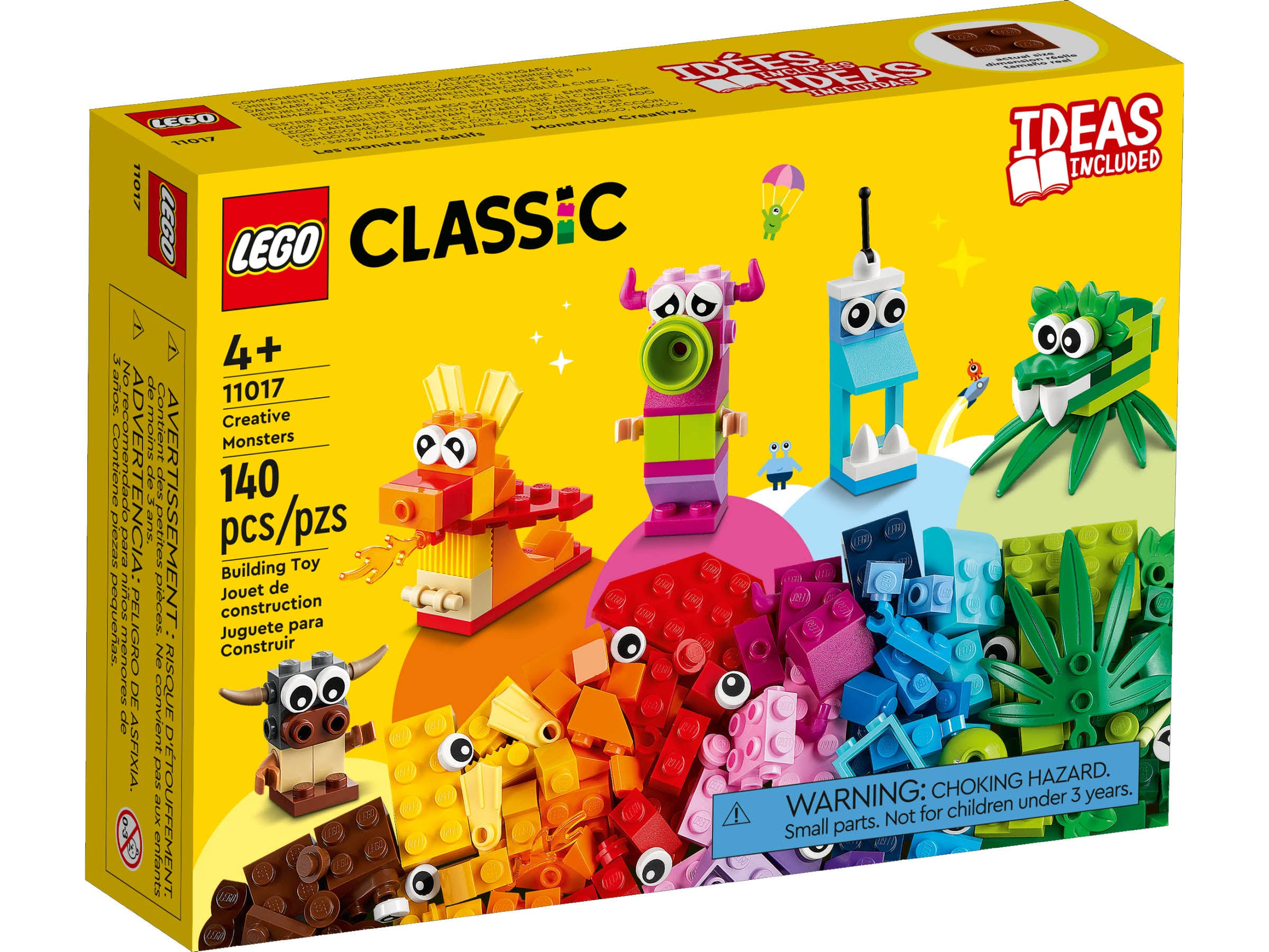 LEGO Classic Creative Monsters 11017 Building Kit; Includes 5 Monster