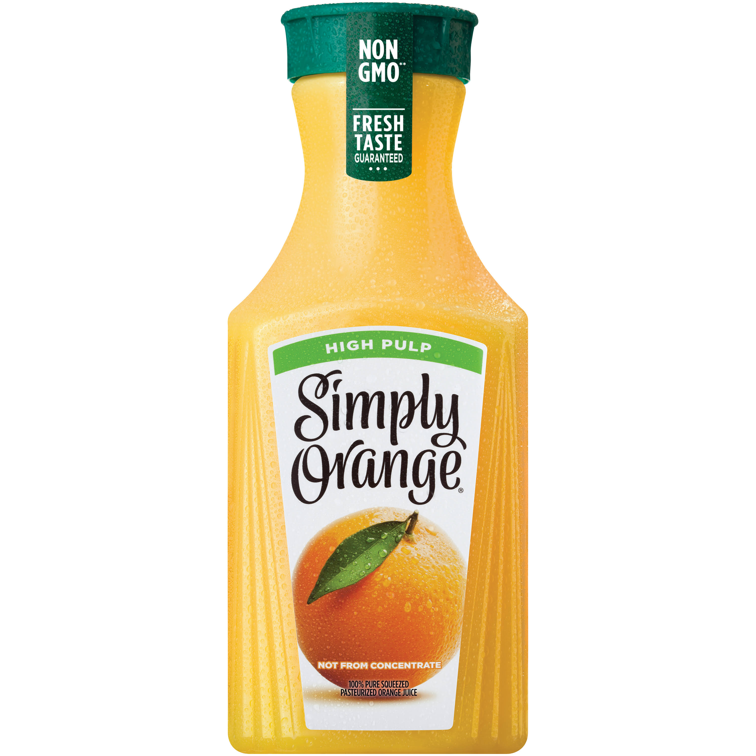 Simply Orange Orange Juice, High Pulp - 52 fl oz