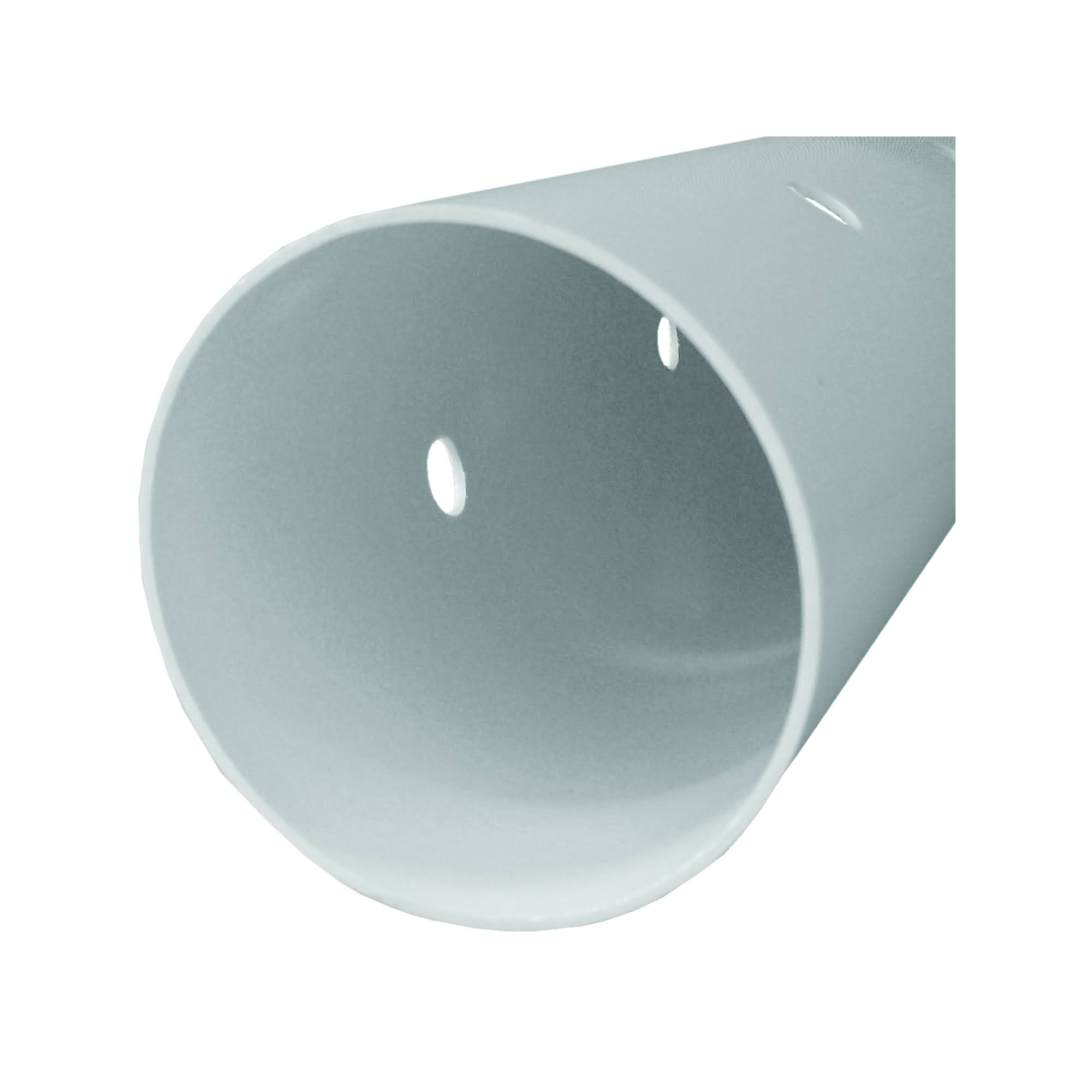 Genova Perforated Pvc Sewer and Drain Pipe - 4" x 10'