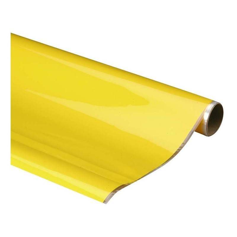Top Flite MonoKote Flexible High-Gloss Polyester Covering Film - Yellow, 6'