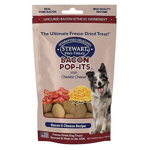 Stewart Bacon Pop-Its Bacon and Cheese Recipe Freeze Dried Dog Treat - 5.8 oz