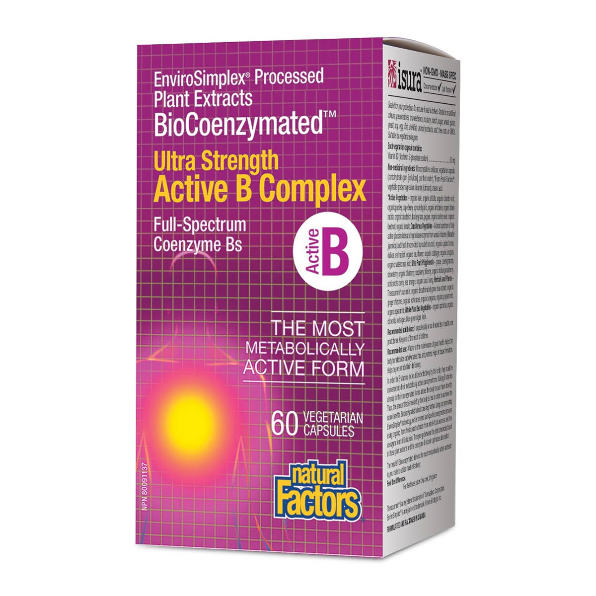 Natural Factors - BioCoenzymated Active B Complex Ultra Strength