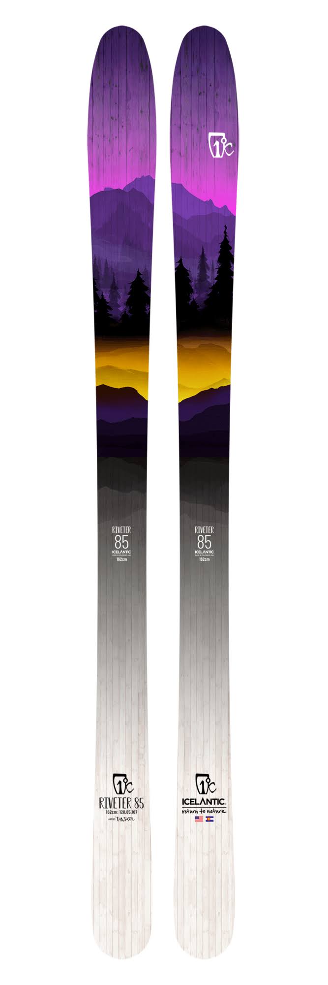 Icelantic Riveter 85 Womens Ski 2022 162