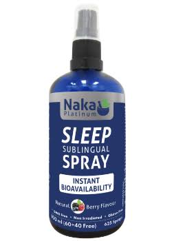 Platinum Sleep Sublingual Spray (Natural Berry) – 60ml + 40ml Bonus Size (625 Sprays)