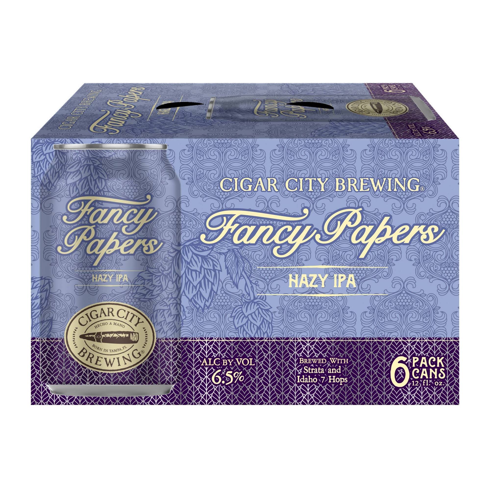 Cigar City Brewing Beer, Fancy Papers, 6 Pack - 6 pack, 12 fl oz cans