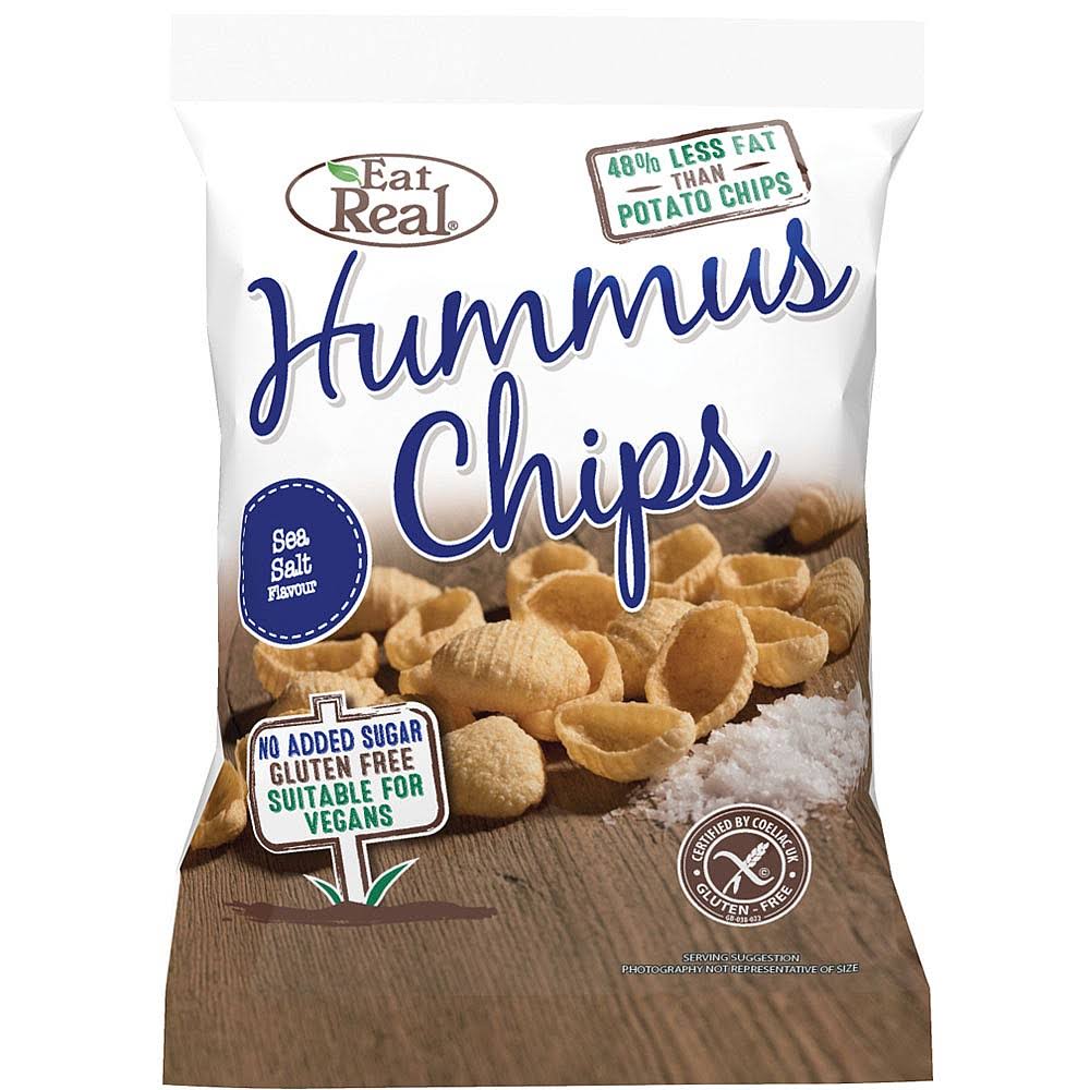 Eat Real Cofresh Hummus Chips - Sea Salt, 135g