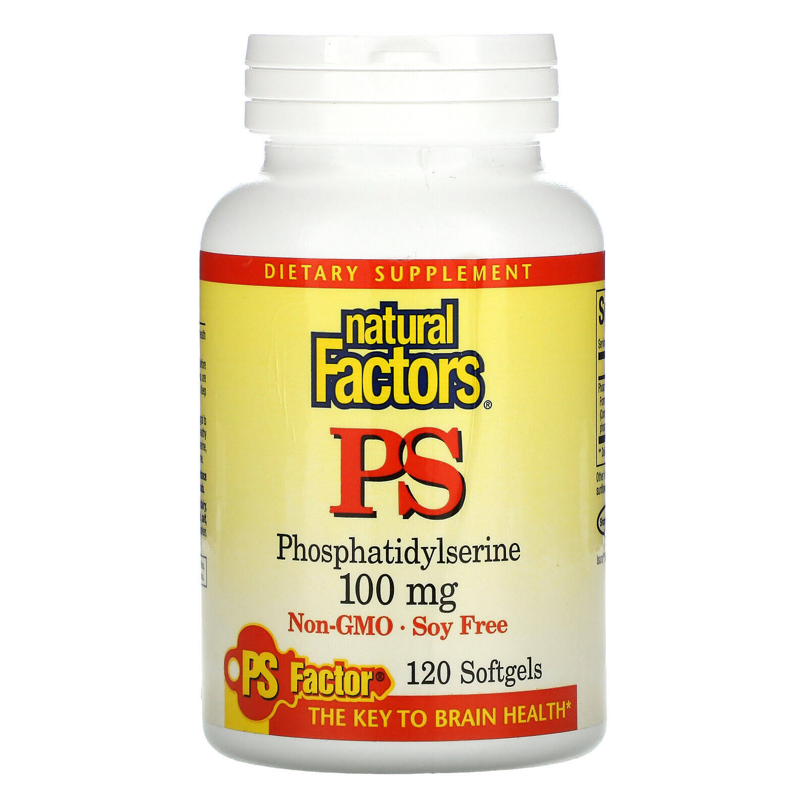 Natural Factors PhosphatidylSerine PS Dietary Supplement - 100mg, 120ct