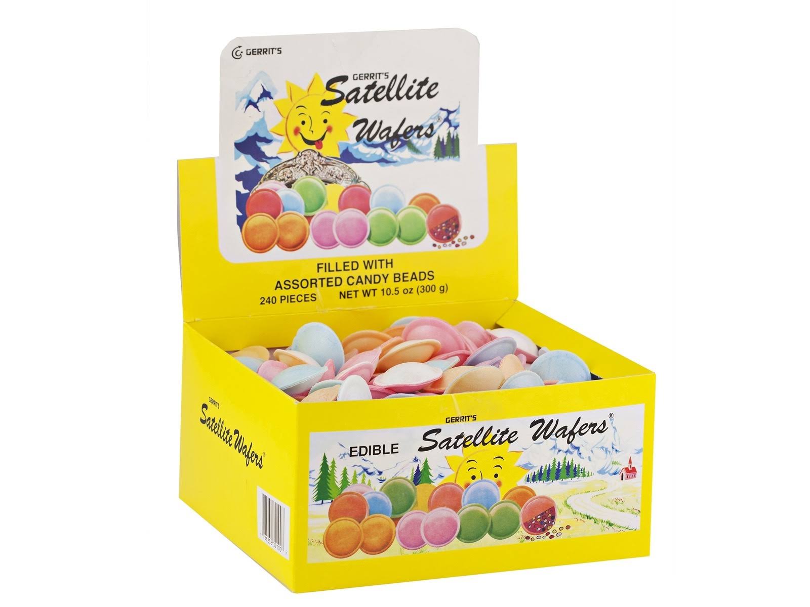 Gerrit's Satellite Wafers - 240ct, Filled with Assorted Candy Beads
