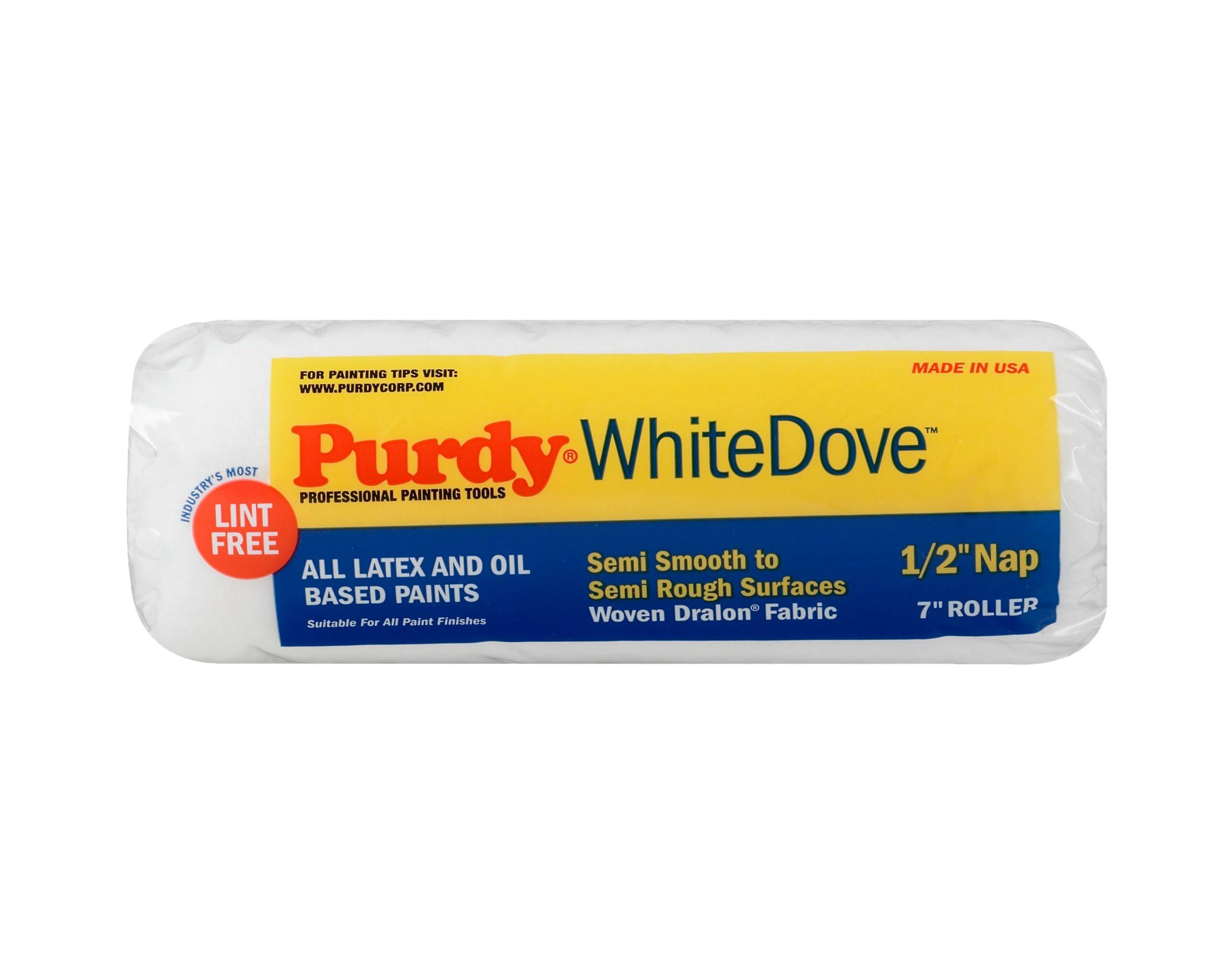 Purdy Dove Roller Cover - White, 1x1/2''