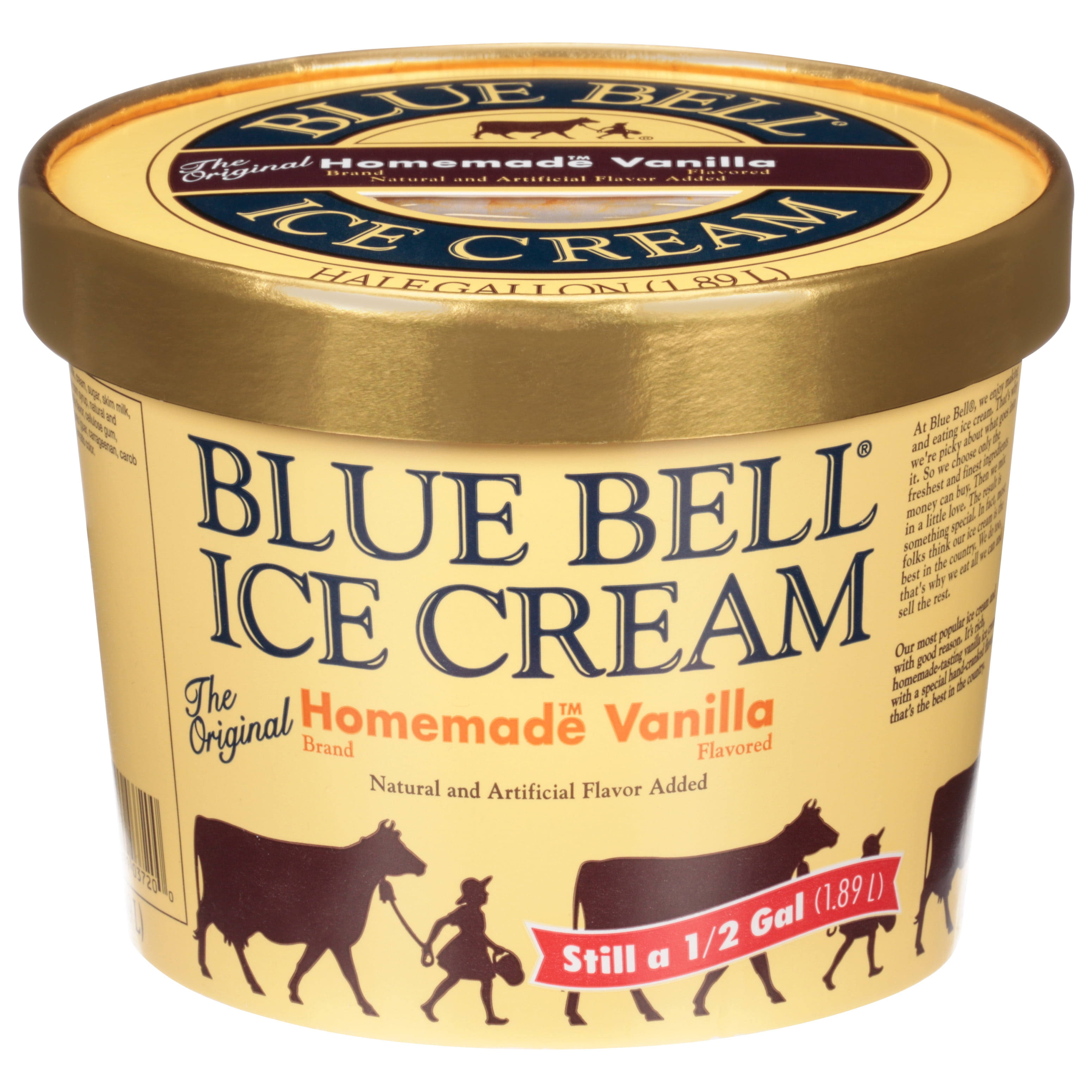 Blue Bell Ice Cream - Homemade Vanilla